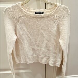 Banana Republic Women's Soft Cream Crew Neck Sweater Size M